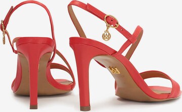 Kazar Strap sandal in Red