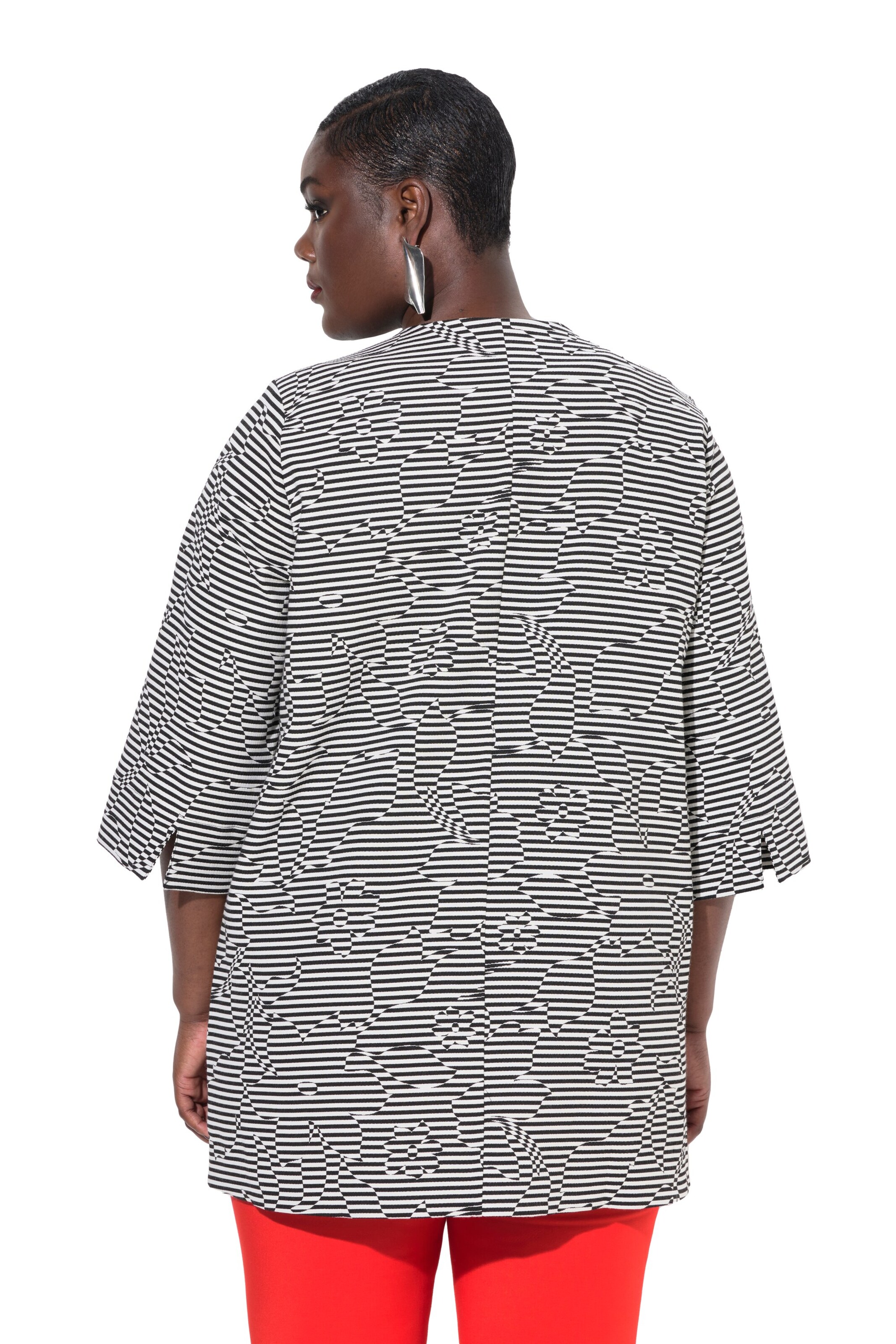 Ulla Popken Tussenjas in Zwart