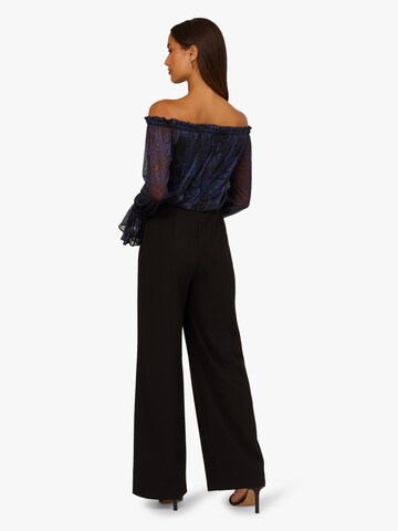 Adrianna Papell Jumpsuit 'Crinkle Crepe Jumpsuit' in Blue