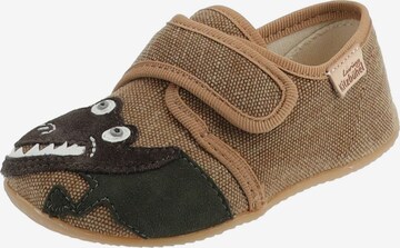 Living Kitzbühel Slippers in Brown: front