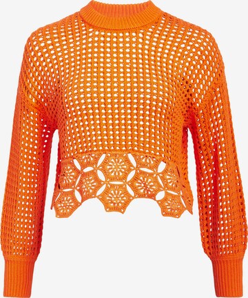 Pull-over 'Carome' OBJECT en orange : devant