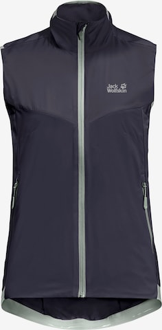 JACK WOLFSKIN Sports Vest in Grey: front
