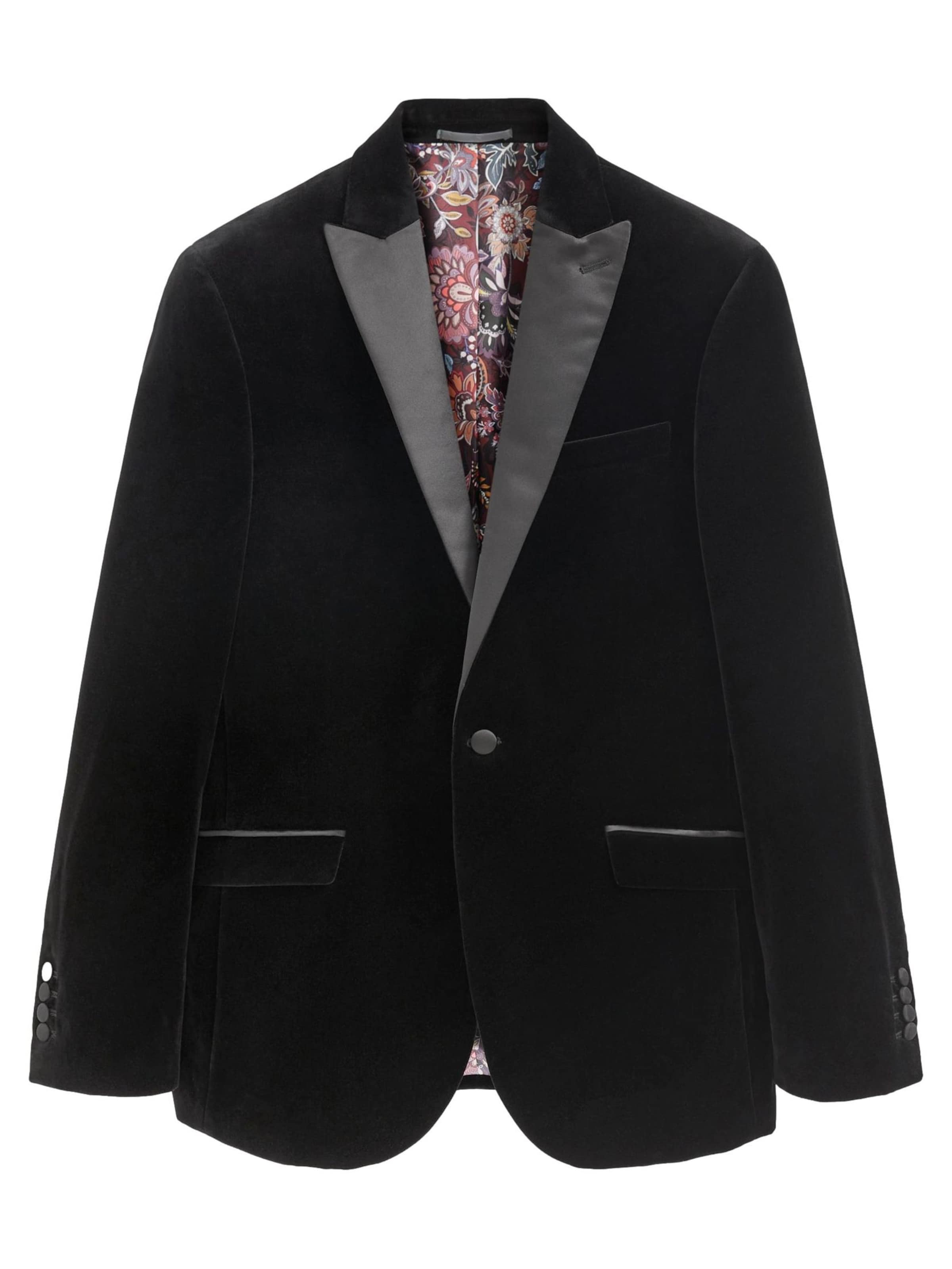 Next Slim Fit Sakko in Schwarz: Vorderseite