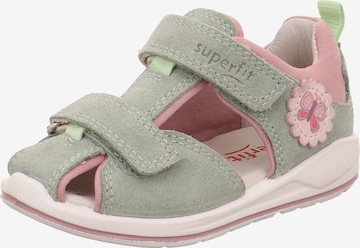 SUPERFIT Sandali 'Boomerang' | zelena barva: sprednja stran