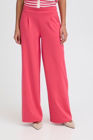ICHI Wide Leg Hose 'IHKate' in Pink