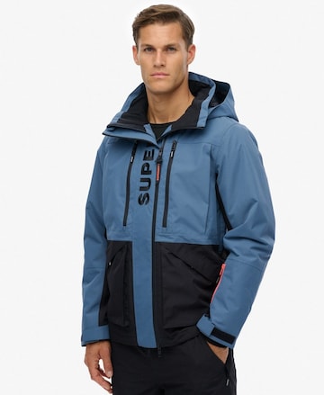 Superdry Functionele jas 'Ultimate Freestyle' in Blauw: voorkant