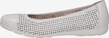 CAPRICE Ballet Flats in White