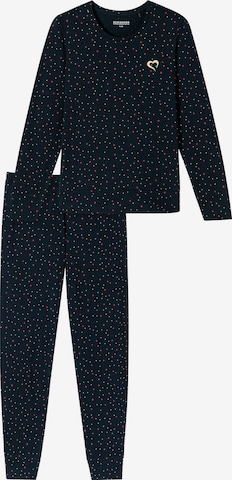 SCHIESSER Pajama ' Family ' in Blue: front