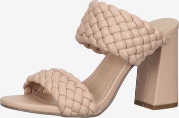 STEVE MADDEN Mules in Pink: front