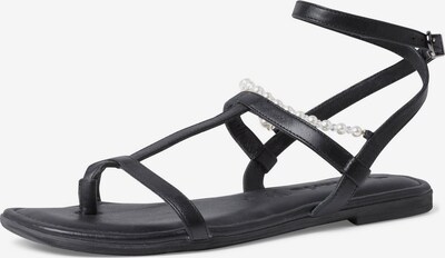 TAMARIS Sandale in schwarz / weiß, Produktansicht