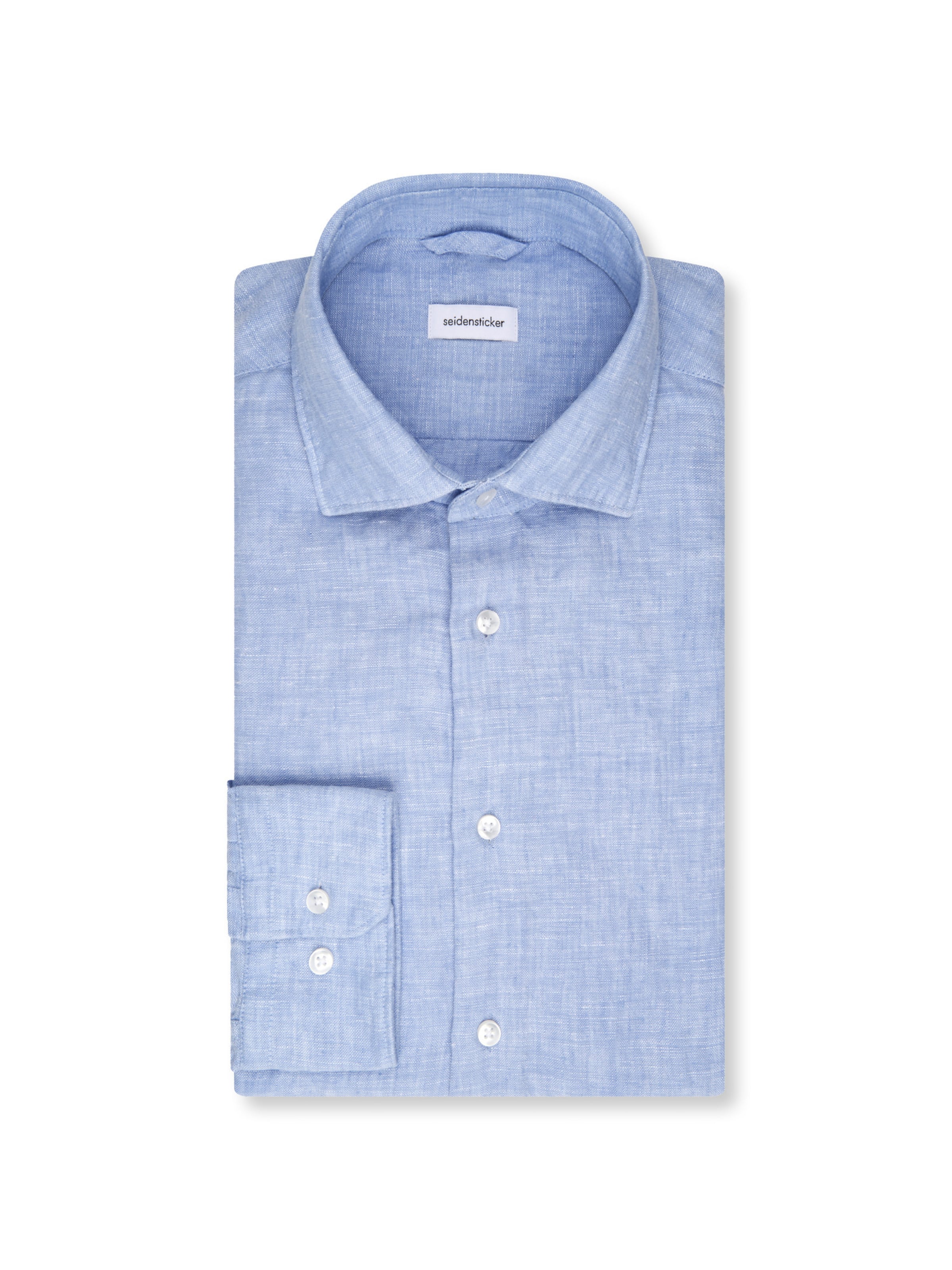 Fit confort Chemise 'Schwarze Rose' SEIDENSTICKER en bleu