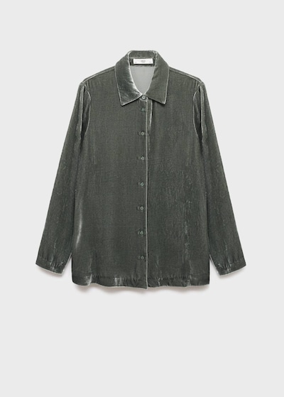 MANGO Blouse 'Xbluti' in Dark green, Item view