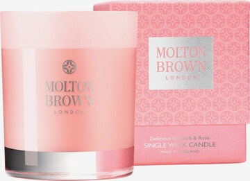 Molton Brown Room Scent 'Delicious Rhubarb & Rose Single Wick' in Pink: front