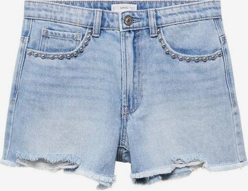 MANGO TEEN Regular Jeans in Blue: front