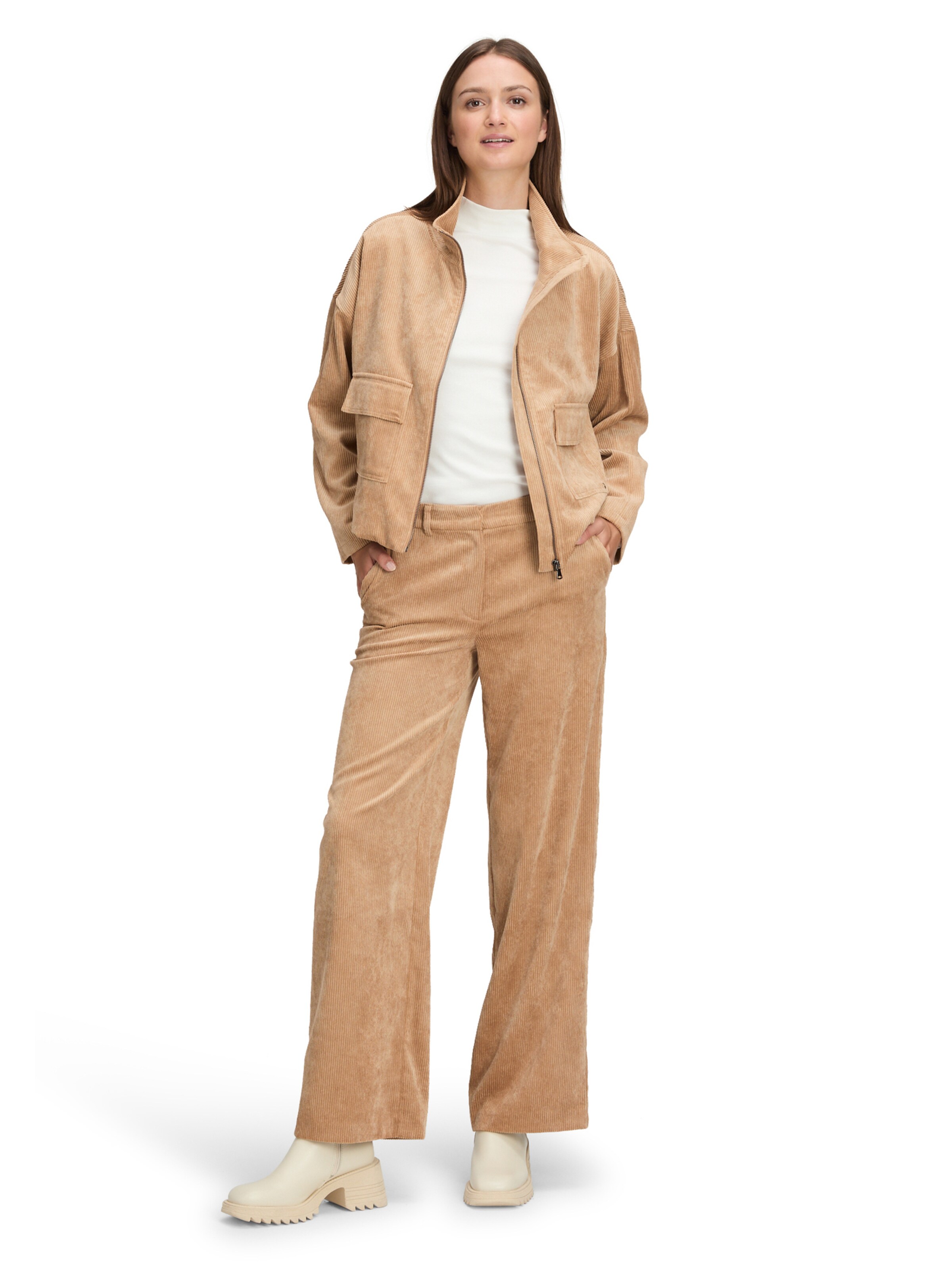 Loosefit Pantalon Betty & Co en marron