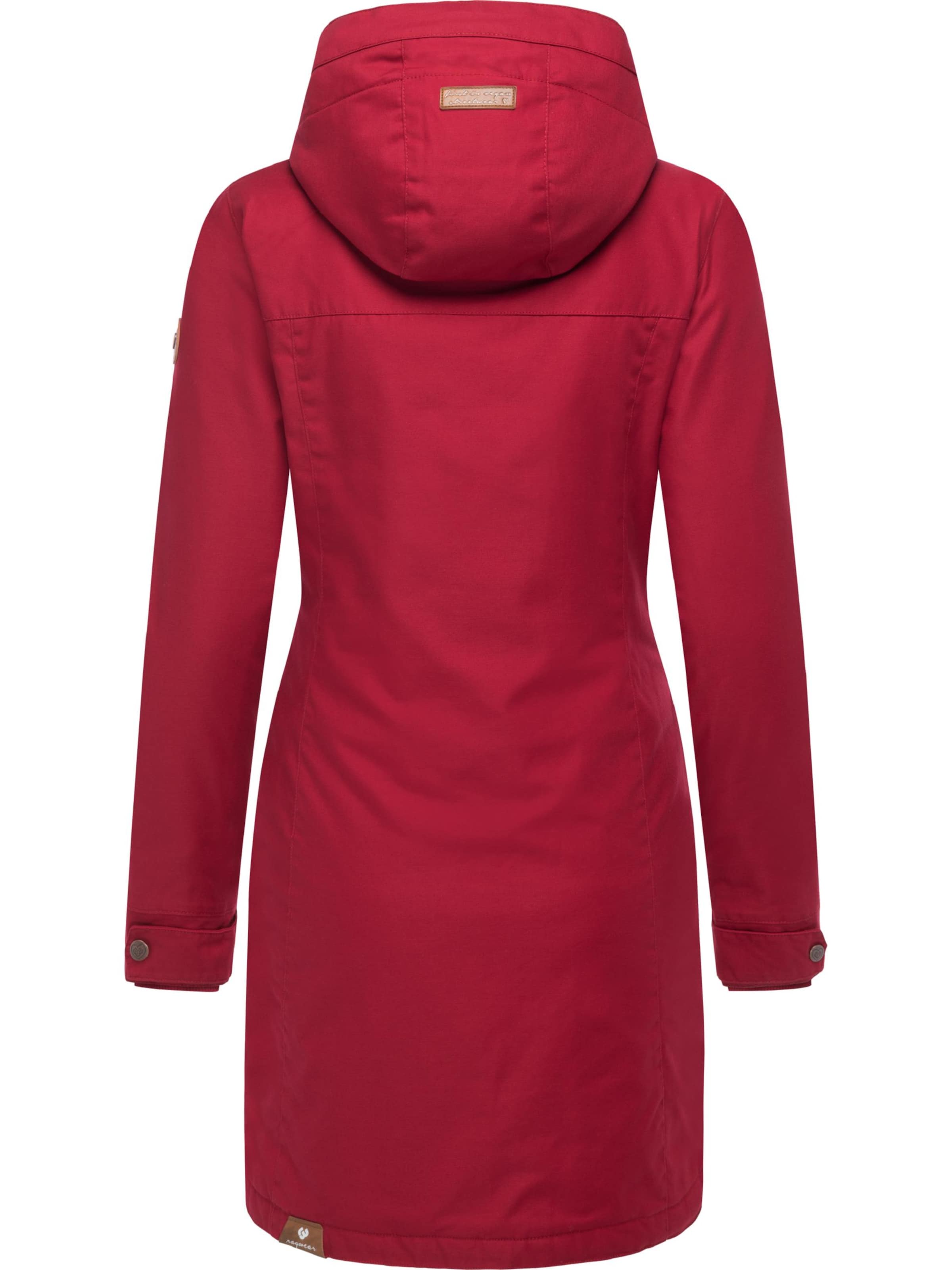 Palton de iarnă 'Jannisa' de la Ragwear pe roșu