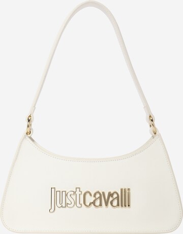 Just Cavalli Shoulder Bag in White: front