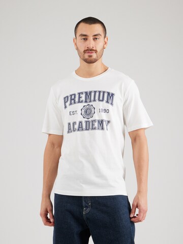 T-Shirt 'JPRBLUJADON' Jack & Jones Premium en beige : devant