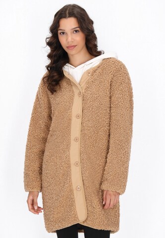 myMo ATHLSR - Abrigo de entretiempo en beige: frente