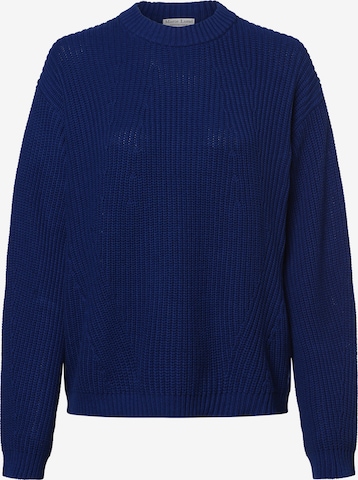 Pull-over Marie Lund en bleu : devant