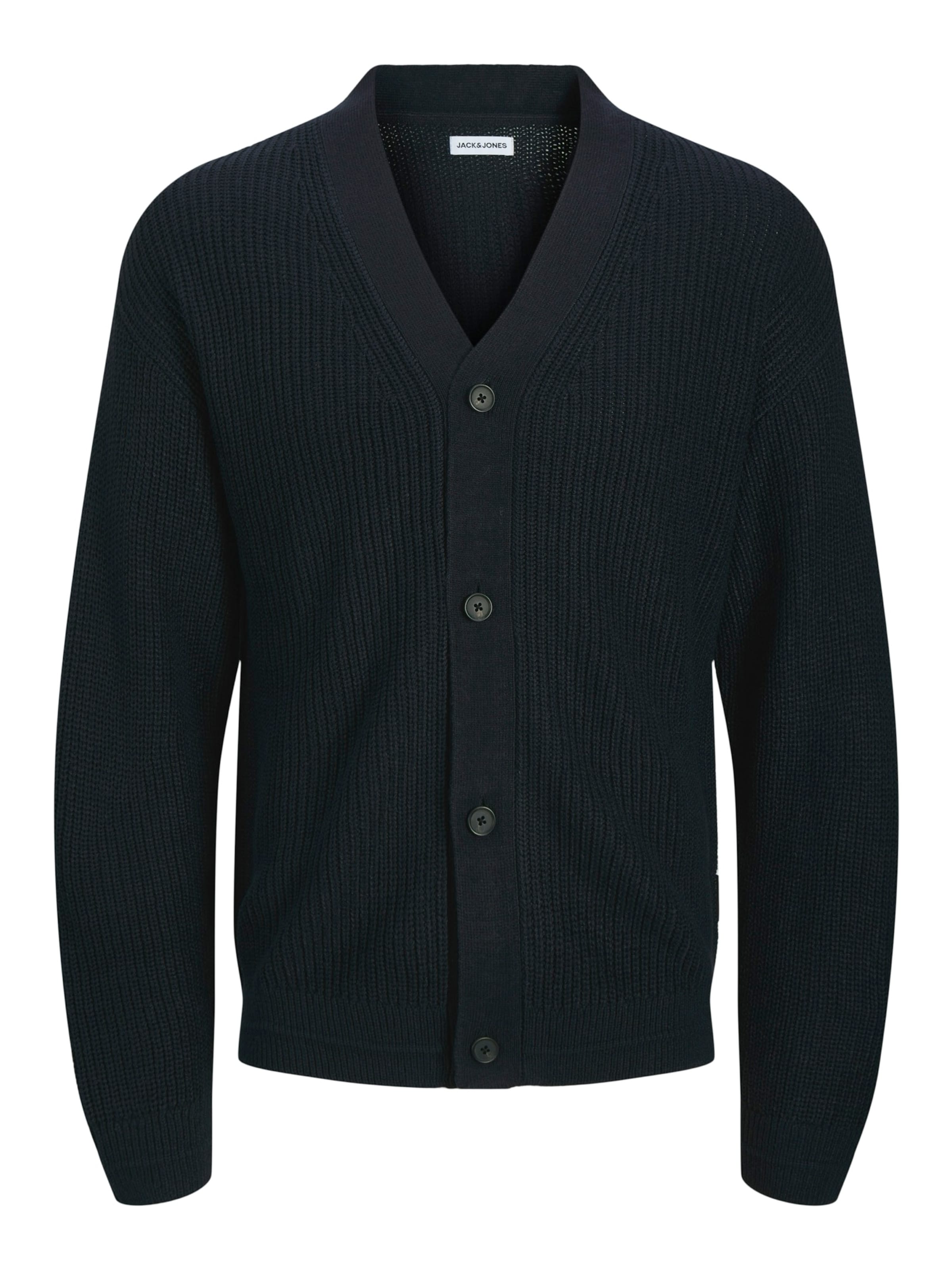 JACK & JONES Вязаная кофта 'CONNOR' в Синий: спереди