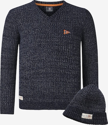 Jan Vanderstorm Sweater ' Ronai ' in Blue: front