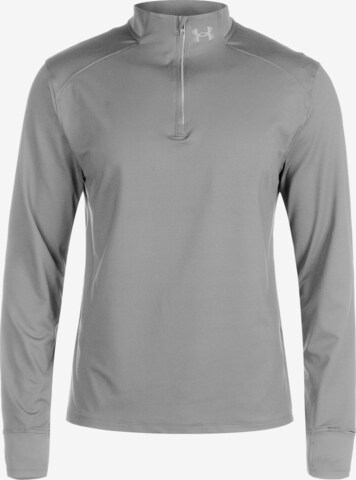 T-Shirt fonctionnel 'Qualifier' UNDER ARMOUR en gris : devant