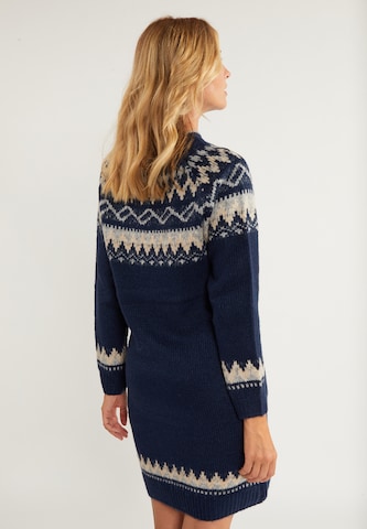 usha BLUE LABEL Knit dress 'Fenia' in Blue