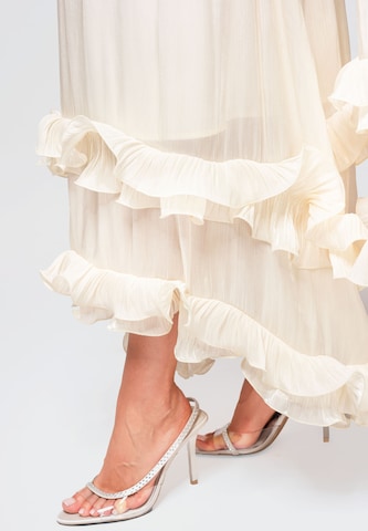 Robe de soirée Ombre en beige