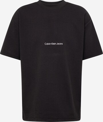 Calvin Klein Jeans Koszulka w kolorze czarny: przód