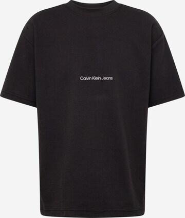 Calvin Klein Jeans T-Shirt in Schwarz: predná strana