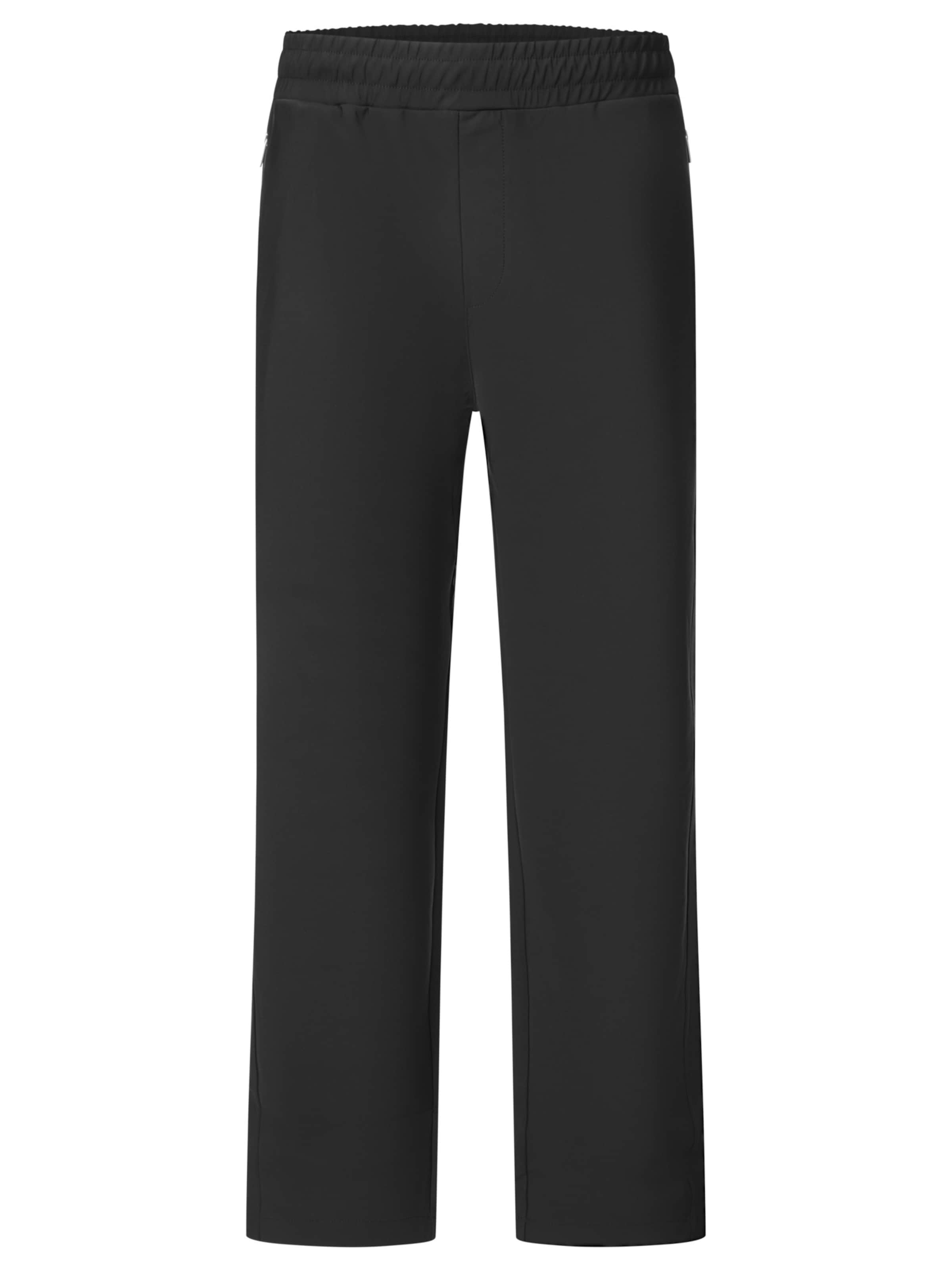 Regular Pantalon Karl Lagerfeld en noir : devant