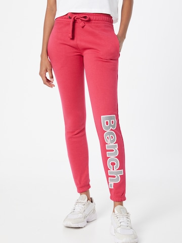 BENCH Zúžený Kalhoty 'COREY' – pink: přední strana