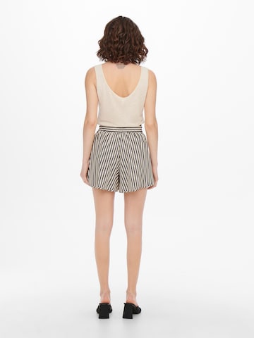 ONLY Wide Leg Shorts in Beige