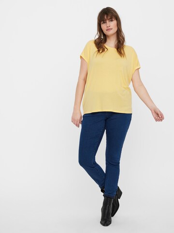 Vero Moda Curve Tričko 'VMAva' – žlutá