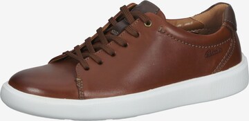 CLARKS Sneakers laag 'Cambro' in Bruin: voorkant