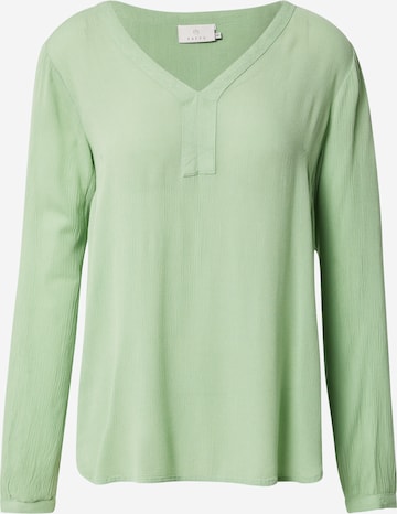 Kaffe - Blusa 'Amber' en verde: frente