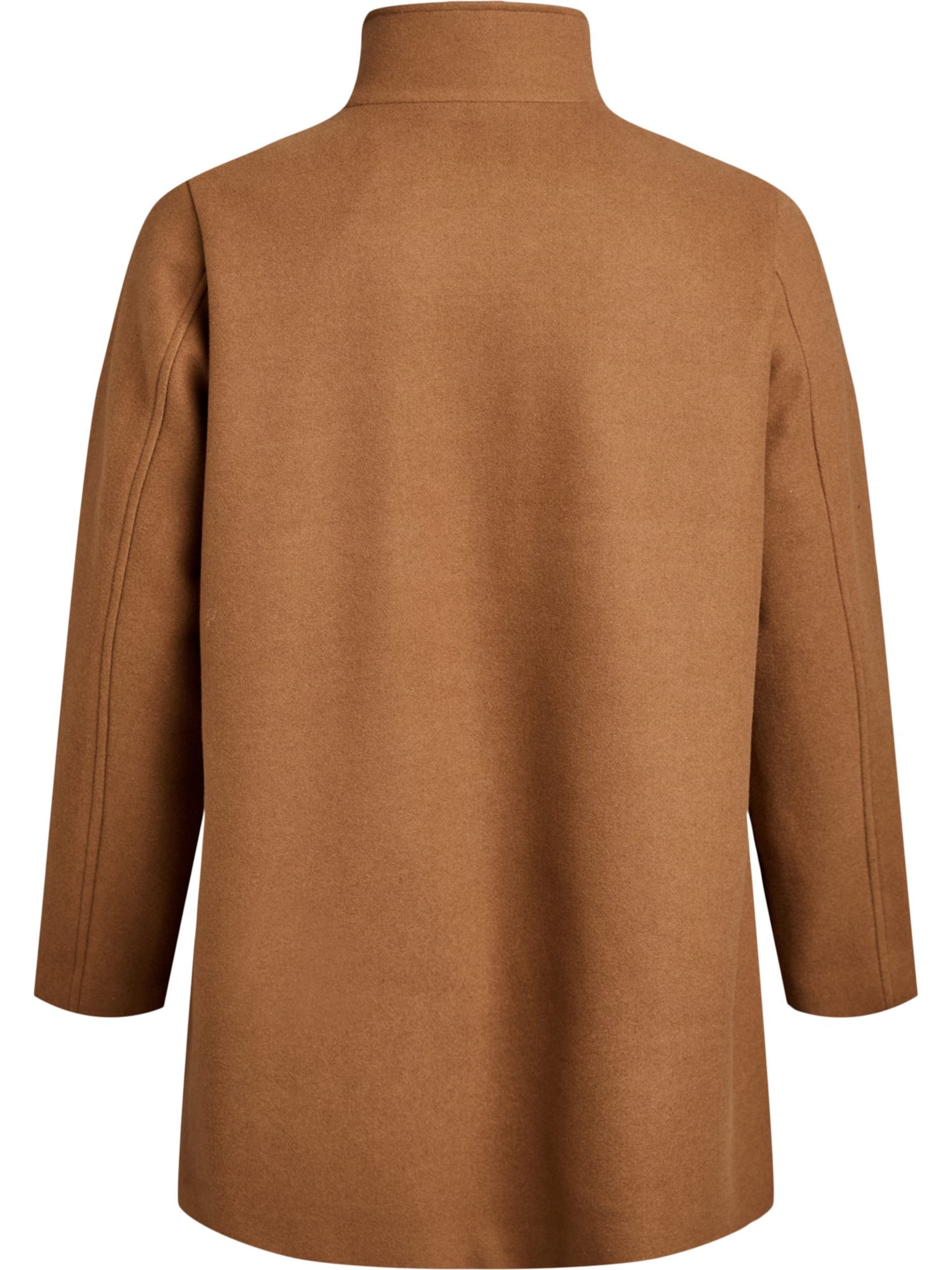 Zizzi Übergangsmantel 'CACALLIE' in Braun