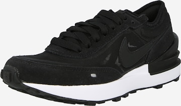 Nike Sportswear Trainers 'Waffle One' in Black: front