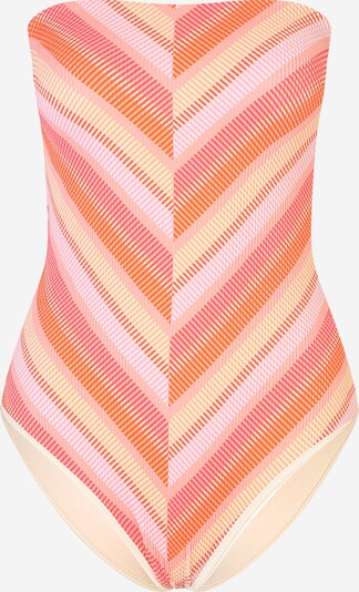 RIP CURL Jednodijelni kupaći kostim 'SUN RAYS' u marelica / roza / hrđavo crvena / bijela, Pregled proizvoda