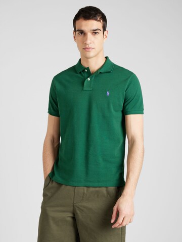 T-Shirt Polo Ralph Lauren en vert : devant