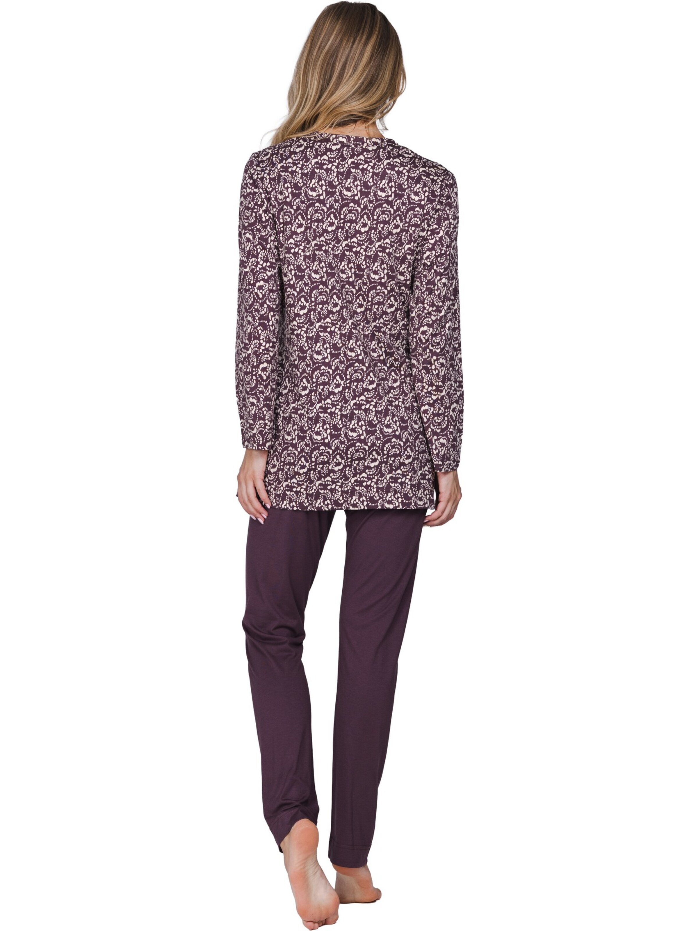 Pastunette Pyjama 'Premium - Mystic'‌‌‌ in Lila