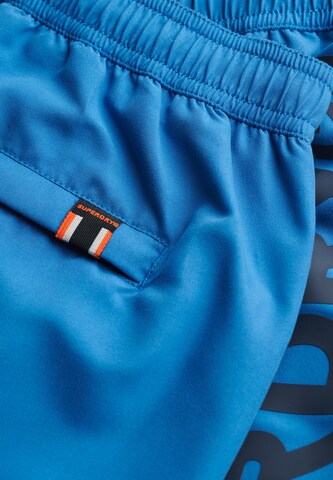 Superdry Zwemshorts in Blauw