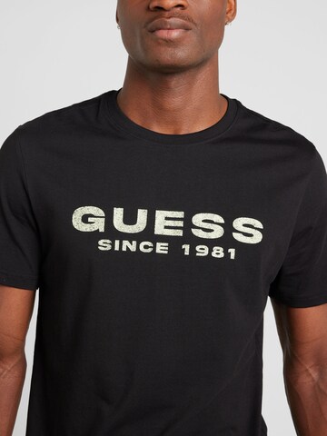 T-Shirt GUESS en noir