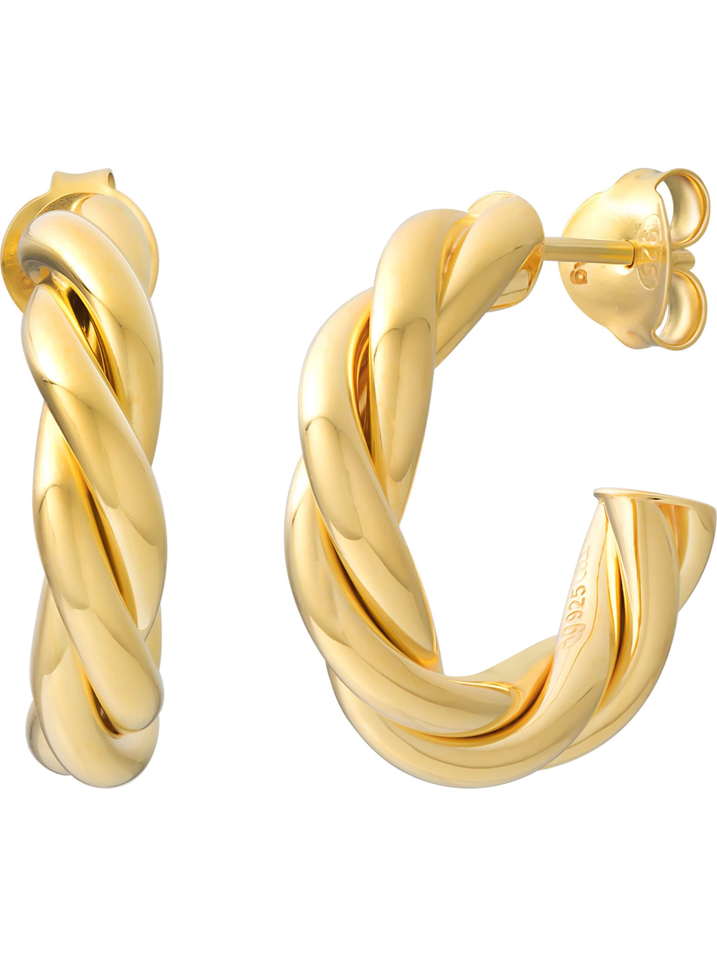 caï Earrings in Gold: front