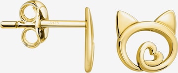 Sofia Milani Ohrringe 'Cat' in Gold: Vorderseite