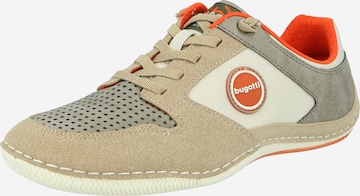 bugatti Athletic Lace-Up Shoes 'Canario' in Beige: front