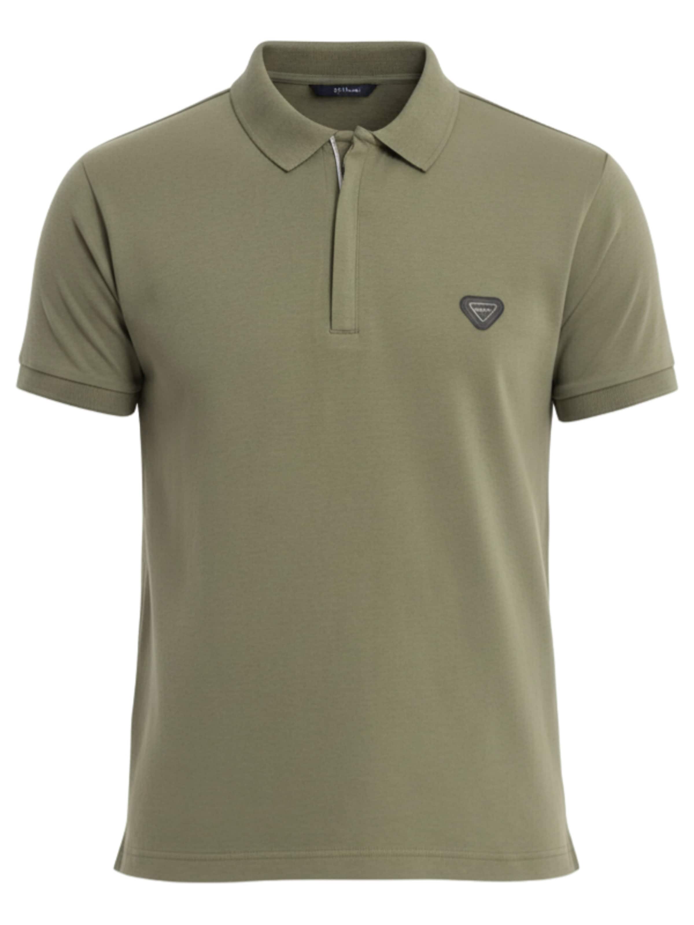 Ombre Shirt in Groen: voorkant