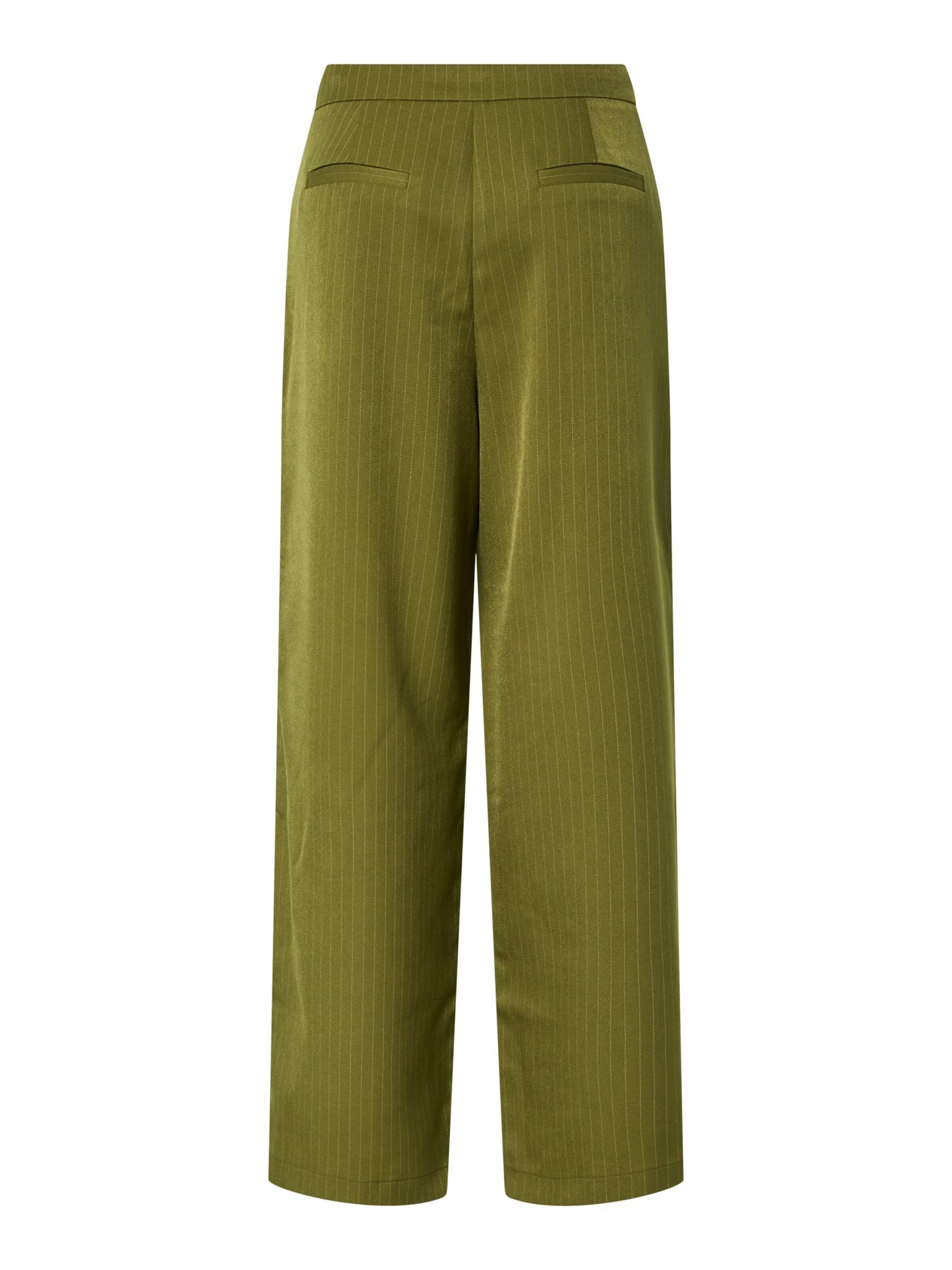 PIECES Wide leg Pants in Green