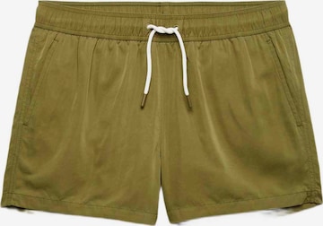 Shorts de bain Marks & Spencer en vert : devant